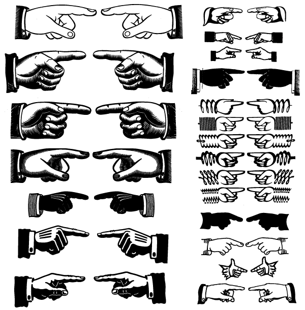 600x610 Free Free Pointing Hands Vector Art Psd Files, Vectors Amp Graphics