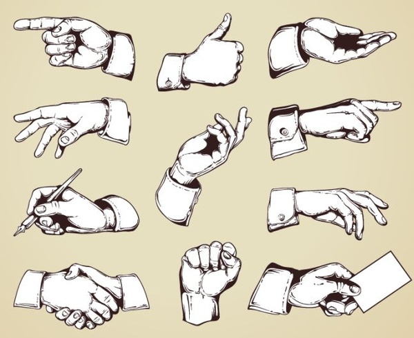 600x490 Hand Vector Free Vector In Encapsulated Postscript Eps ( .eps