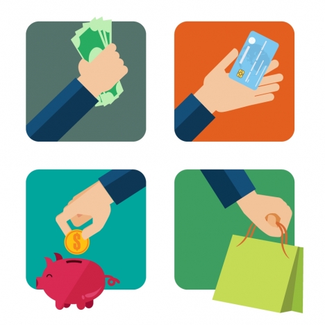 468x468 Consumption Vector Isolation With Hands Vectors Stock In Format