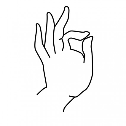 425x425 Buddha Hand Vector Free Vector Download In .ai, .eps, .svg Format