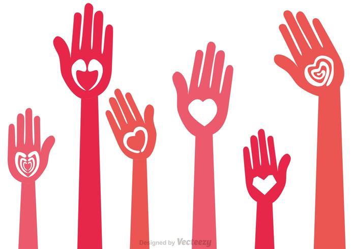 700x490 Happy Love Hand Vectors