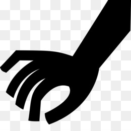 260x260 Download Hand Vector Png Clipart Clip Art Hand,graphics,black