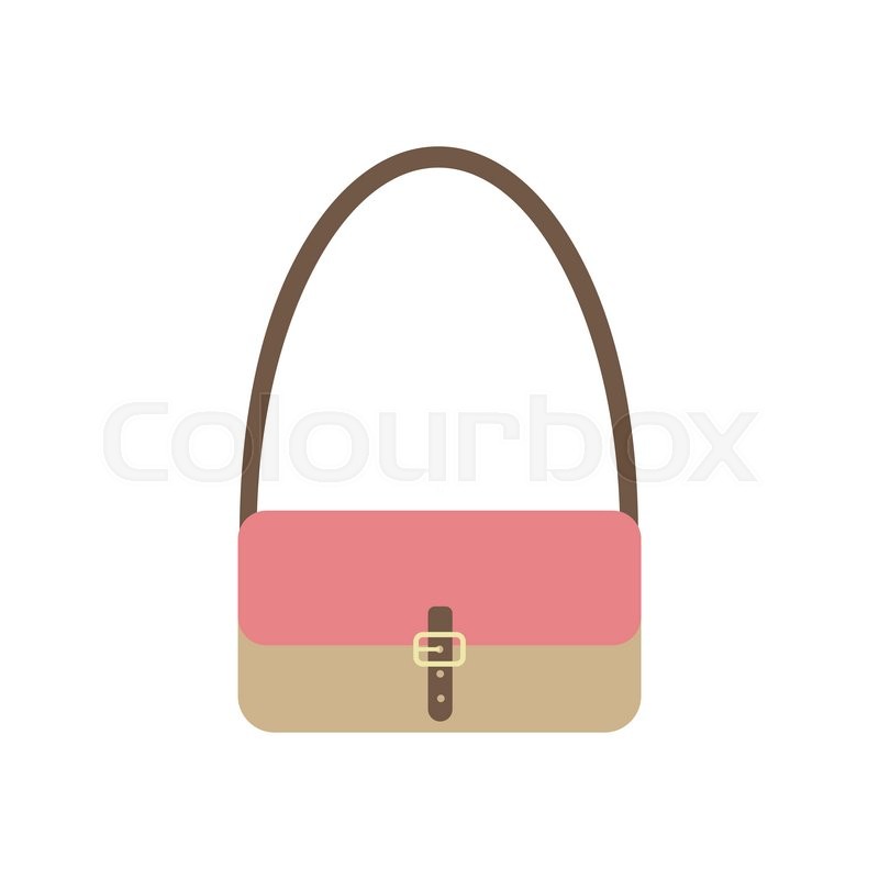 800x800 Handbag Vector Icon. Woman Bag. Vector Illustration Stock Vector