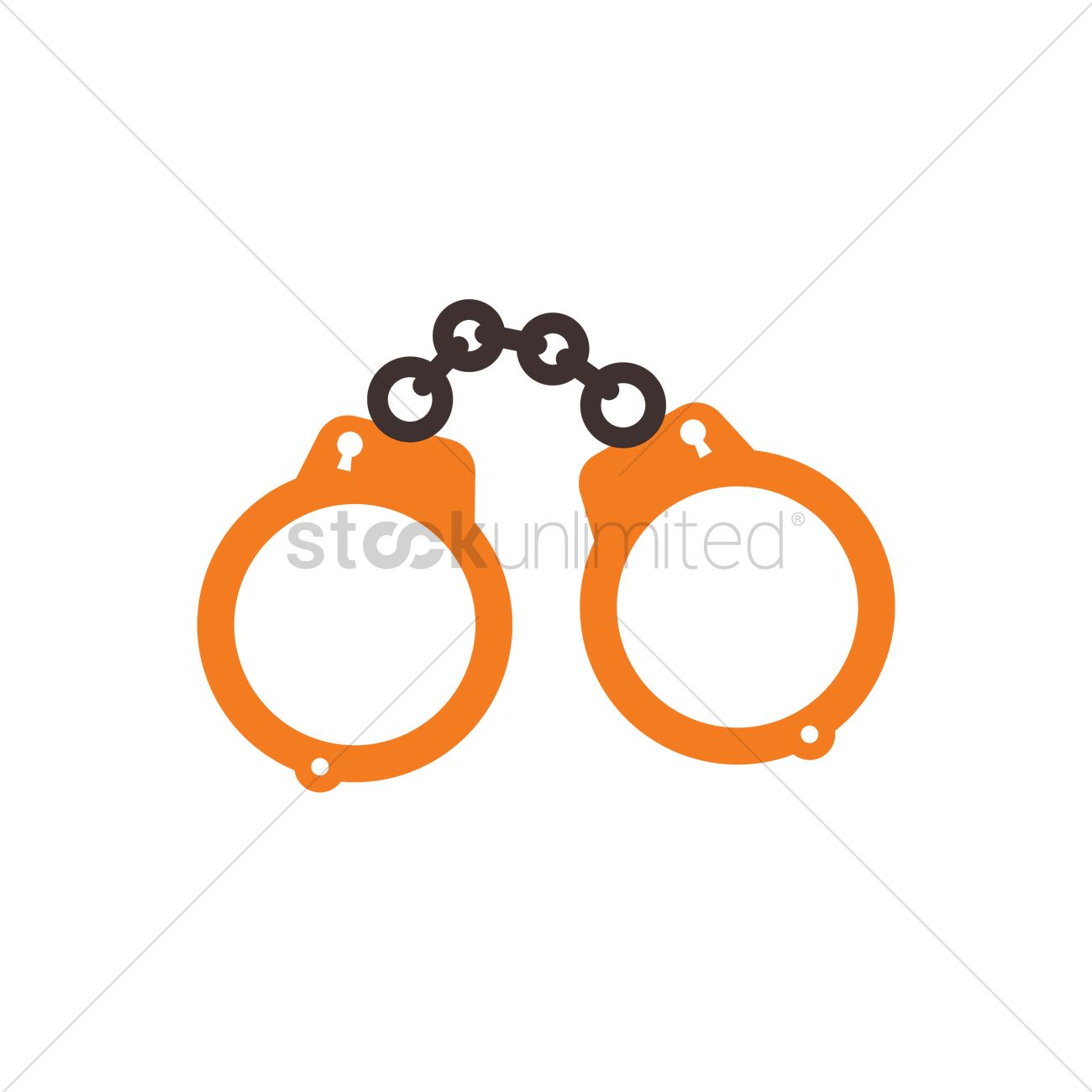 1300x1300 Handcuffs Vector Image