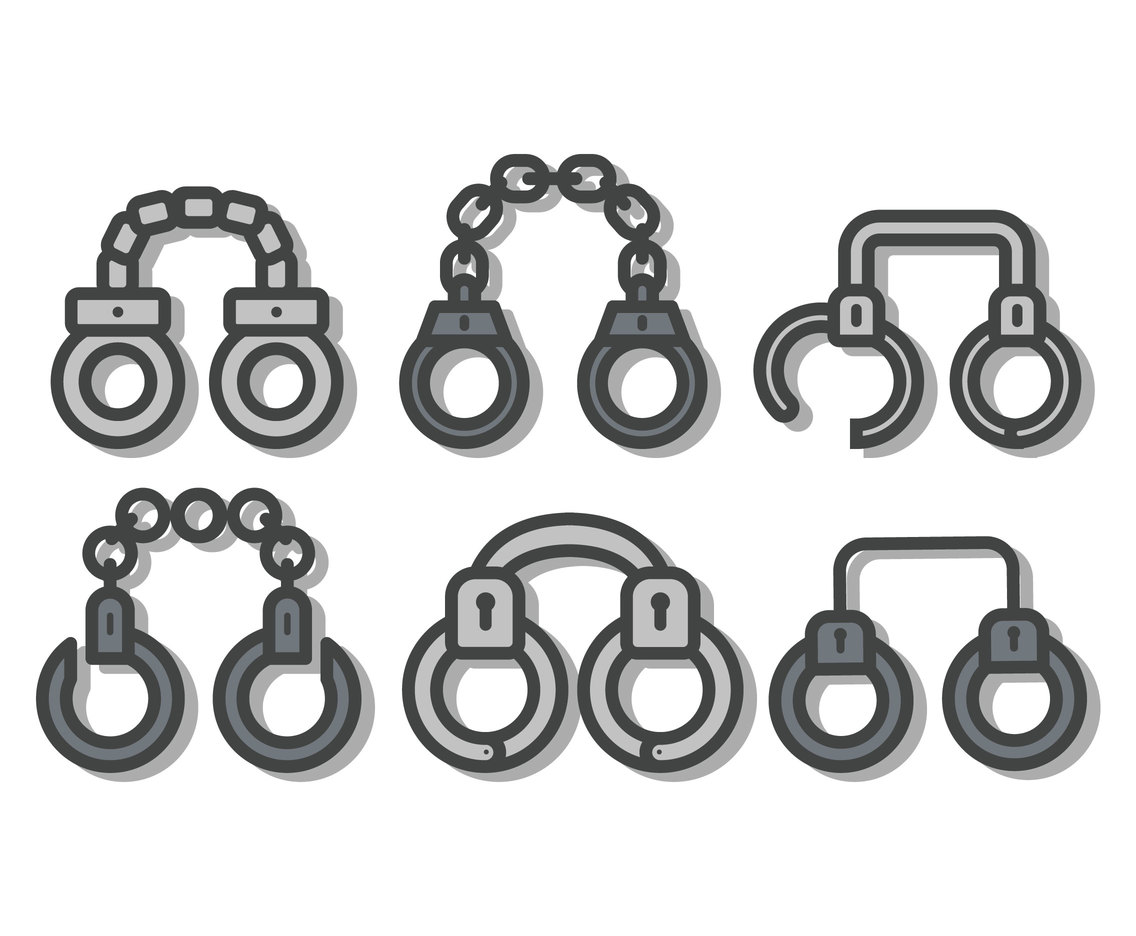 1136x936 Handcuffs Vector Vector Art Amp Graphics