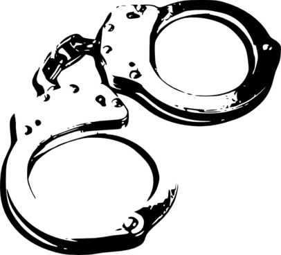 406x368 Handcuffs Vector Free Vector Download (13 Free Vector) For
