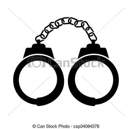 450x438 Vector Illustrations Of Handcuffs. Vector Illustrations Of The