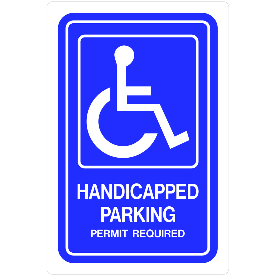 Handicap Parking Sign Vector at GetDrawings | Free download