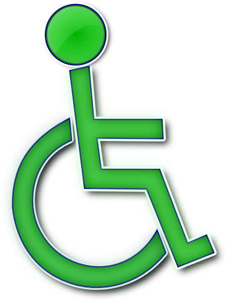 450x594 Handicap Parking Sign Clipart