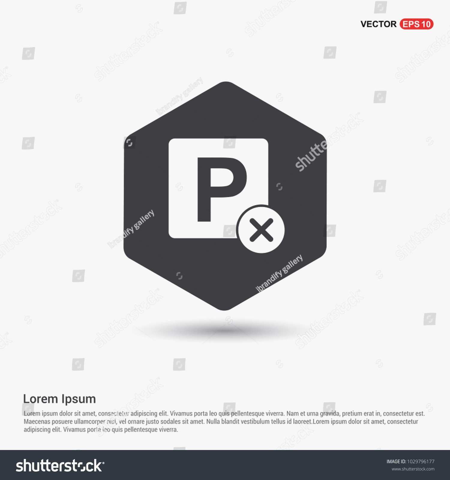 1500x1600 Parking Placard Template