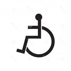 300x300 Photostock Vector Disabled Handicap Vector Icon Wheelchair