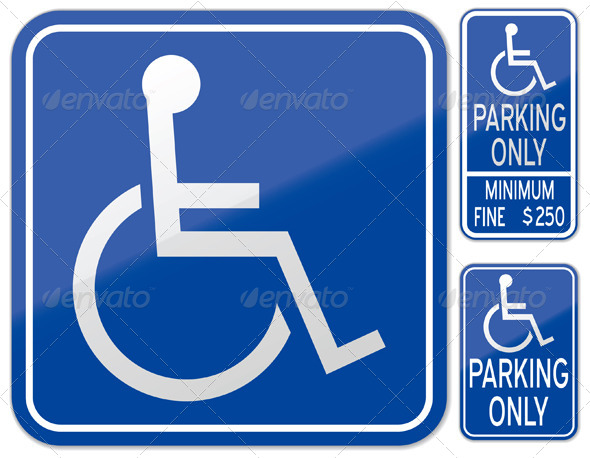 590x458 Stock Vector Graphicriver Disabled Parking Sign 5383171 Dondrupcom