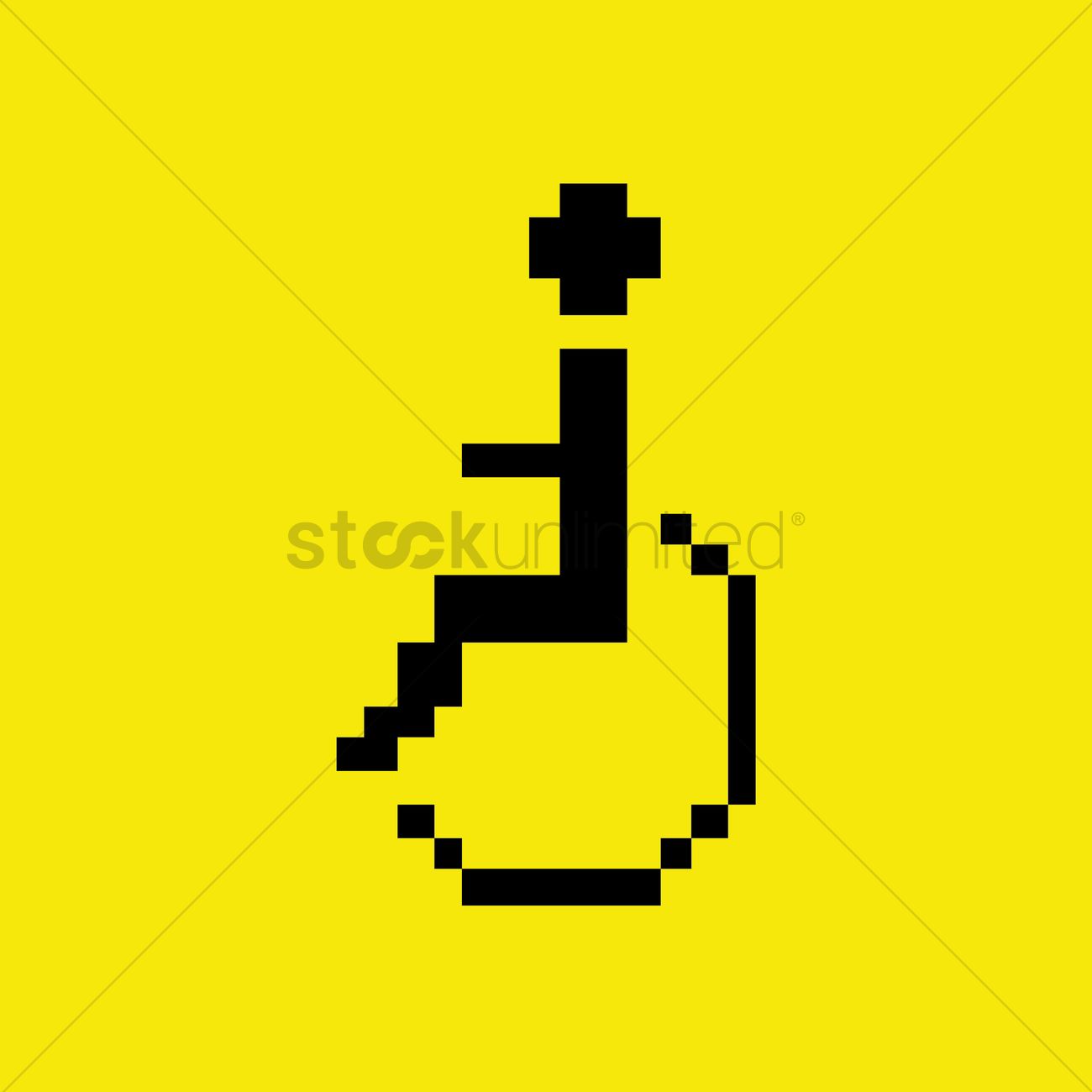1300x1300 Handicap Sign Vector Image