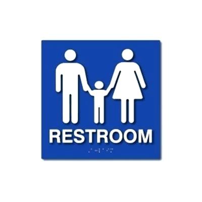 400x400 Family Bathroom Sign