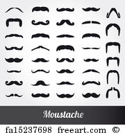 180x195 Free Handlebar Moustache Art Prints And Wall Artwork Freeart