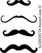 143x179 Free Handlebar Mustache Art Prints And Wall Artwork Freeart