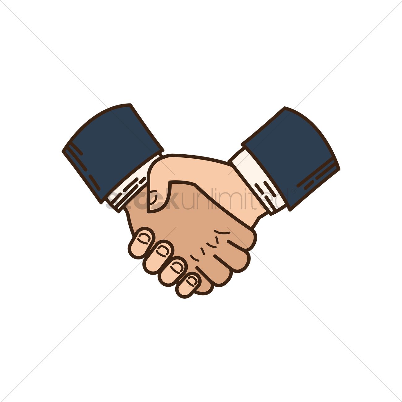 1300x1300 Handshake Icon Vector Image