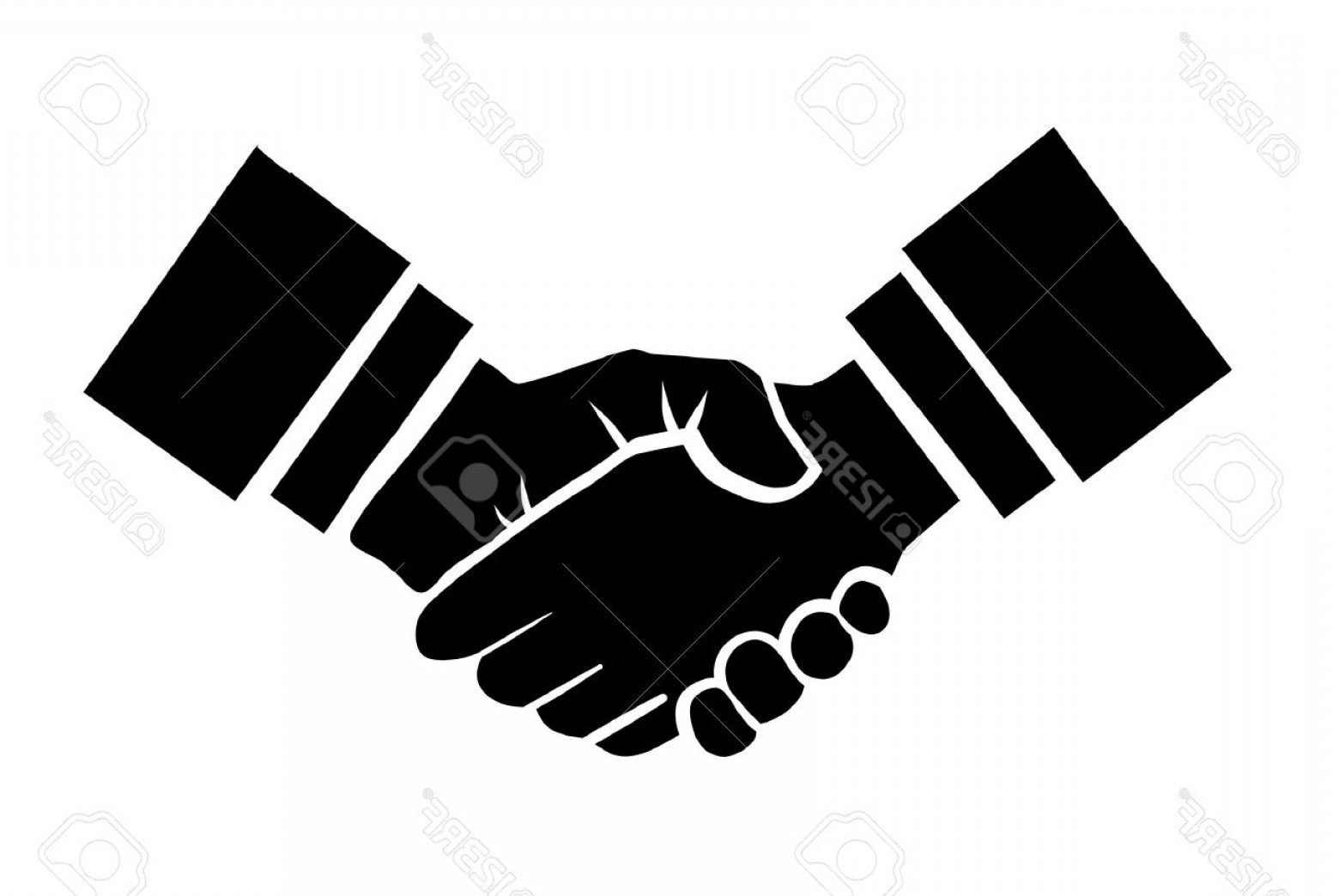 1560x1044 Photostock Vector Handshake Vector Illustration Background For
