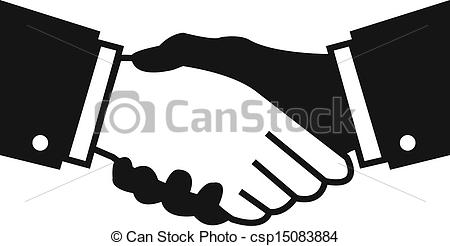 450x246 Vector Handshake Icon .