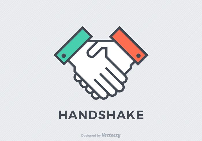 700x490 Flat Handshake Vector Icon