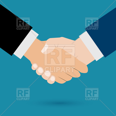 400x400 Handshake Vector Image Vector Artwork Of Business, Finance