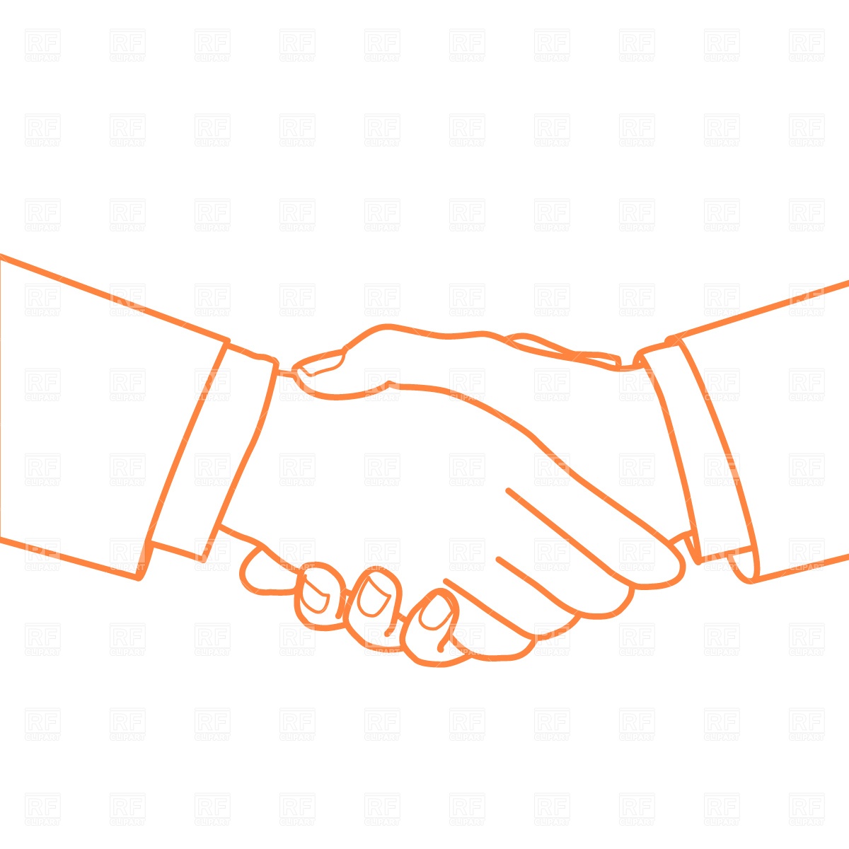 1200x1200 Handshake Silhouette Vector Image Vector Artwork Of People