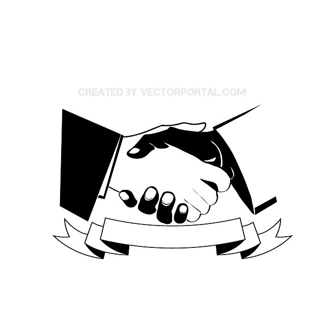 660x660 Handshake Free Vector Free Vectors Ui Download