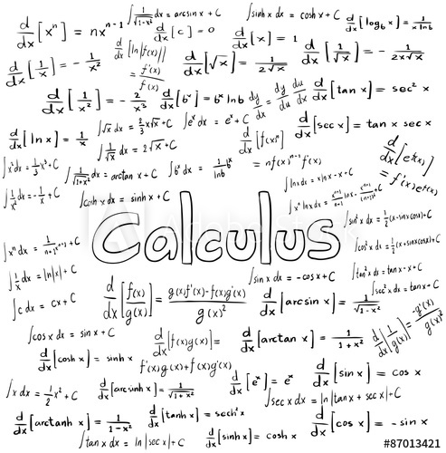 493x500 Calculus Law Theory And Mathematical Formula Equation, Doodle