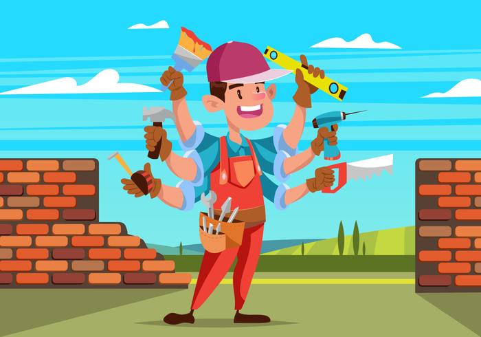 700x490 Handyman Free Vector Art