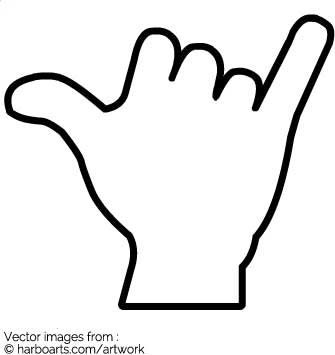 335x355 Collection Of Hang Loose Hand Clipart High Quality, Free
