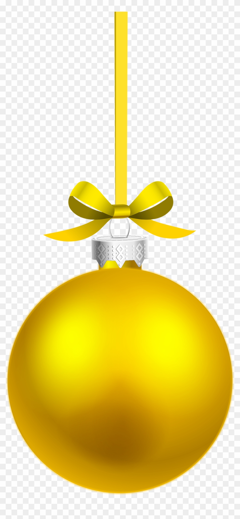 840x1813 Yellow Christmas Ornaments Vector Png