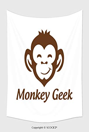 306x450 Home Decor Tapestry Wall Hanging Monkey Geek Monkey
