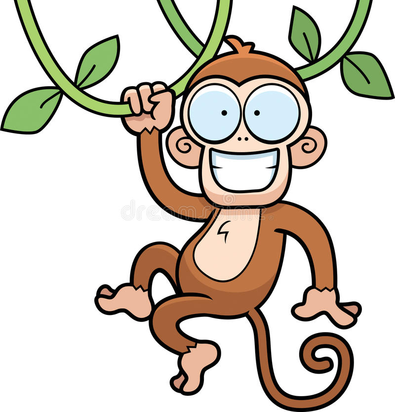 800x836 Monkey Hanging Stock Vector Illustration Of Illustration Cartoon