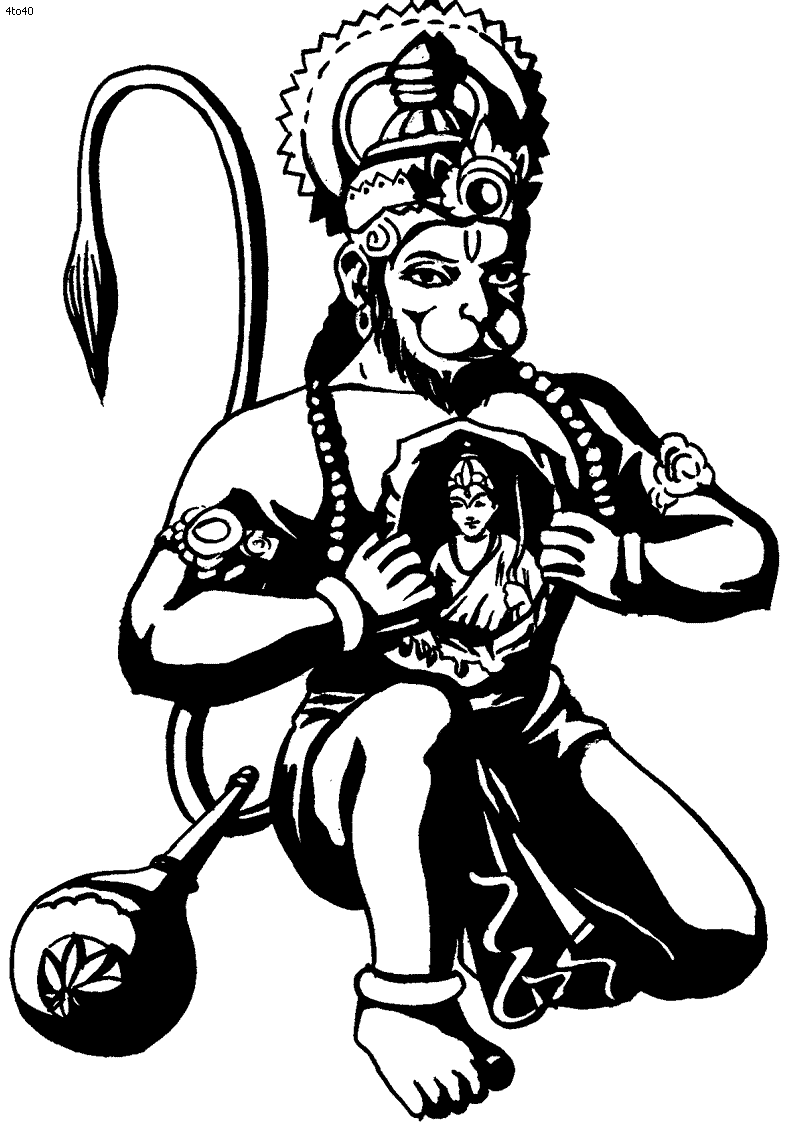 800x1145 Lord Hanuman Clipart Collection