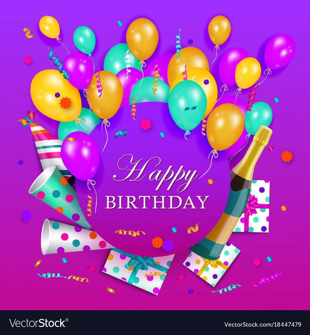 1000x1080 Happy Birthday Banner Poster Template Vector 18447479 6 Template
