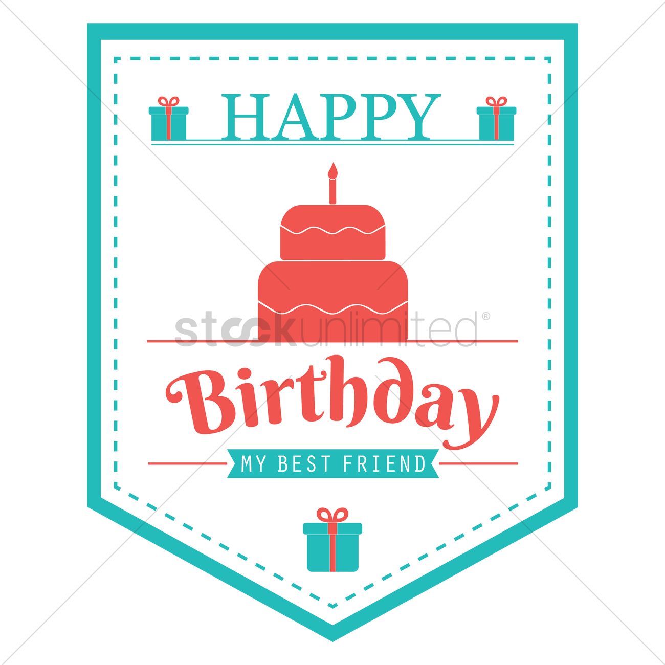 1300x1300 Happy Birthday Banner Design Vector Image