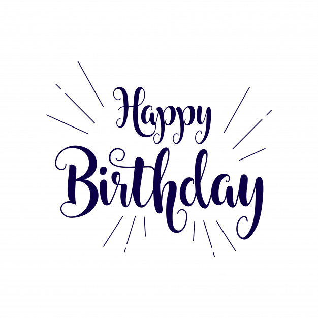 626x626 Happy Birthday Vector Template Design Illustration Vector