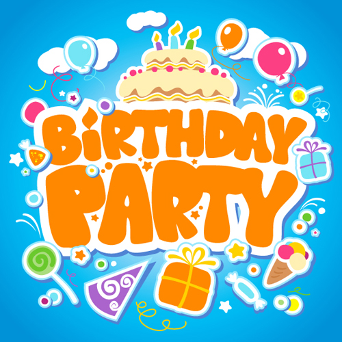 500x500 Creative Happy Birthday Design Elements Vector Art 03 Free Download