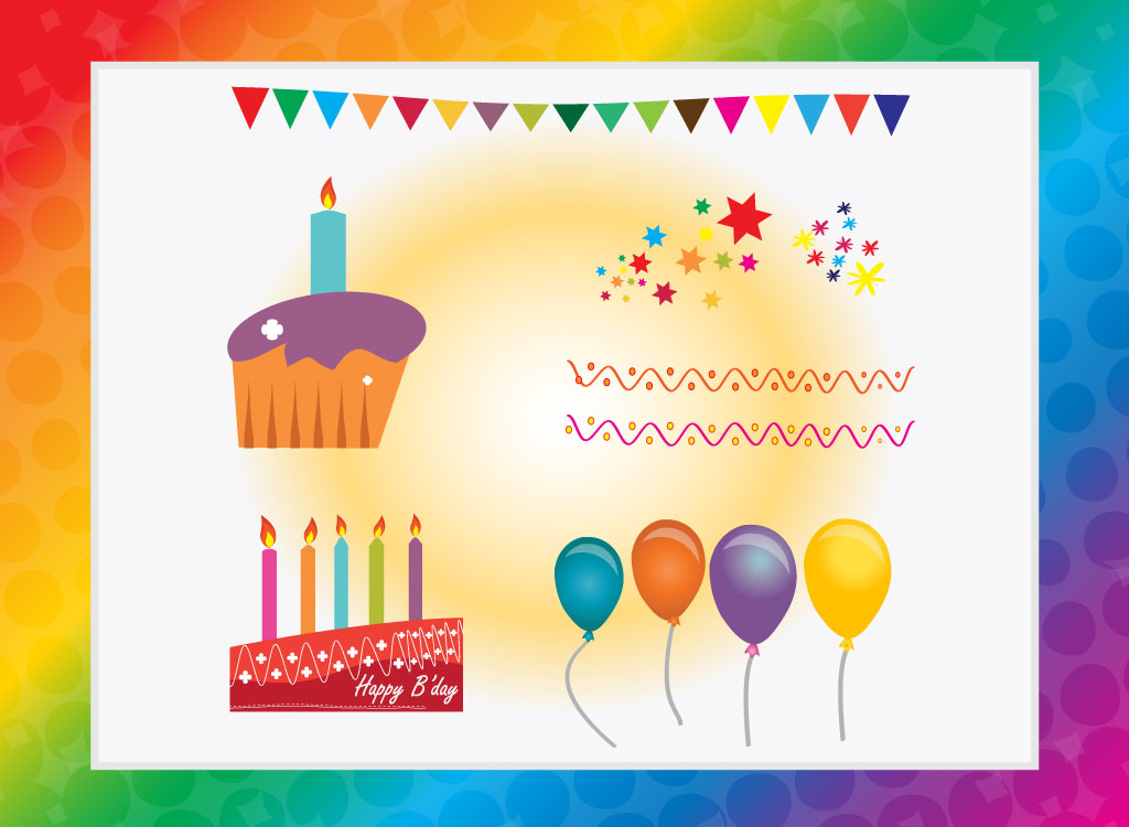 1024x750 Free Happy Birthday Vectors