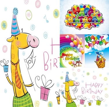 376x368 Happy Birthday Free Vector Download (5,283 Free Vector) For