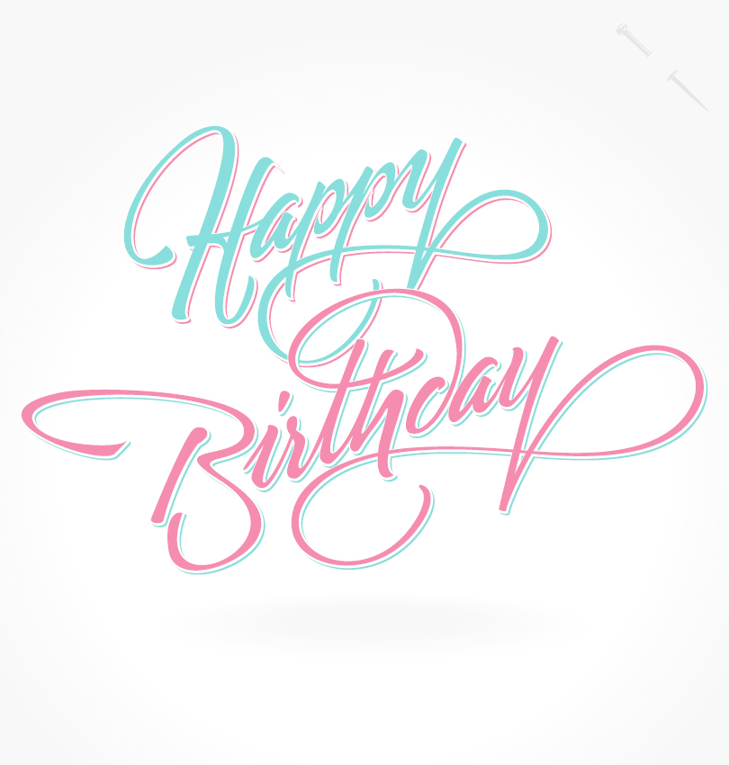 810x850 Happy Birthday Note Design Vector Free Download Eps Files