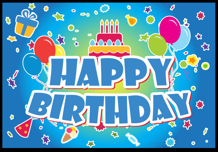 Happy Birthday Vector Free Download at GetDrawings | Free download