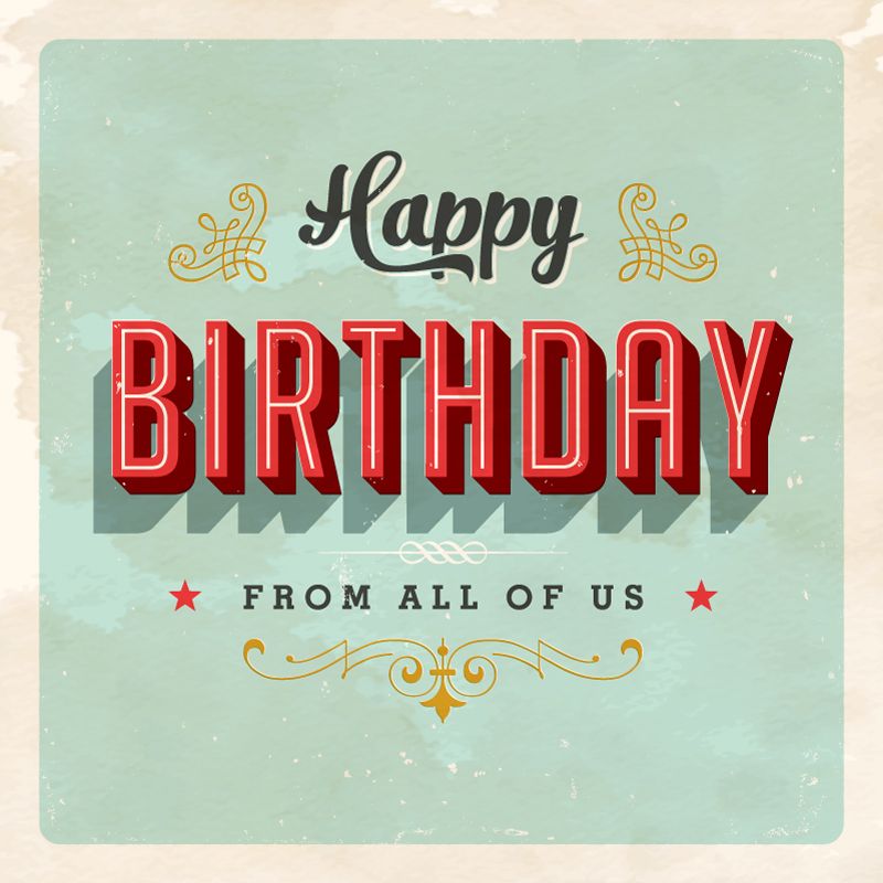 800x800 Happy Birthday Vintage Lace Vector Book Look In 2018
