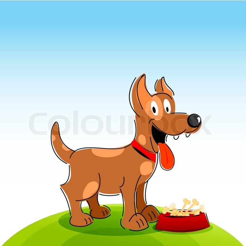 800x800 Illustration Of Happy Dog Stock Vector Colourbox