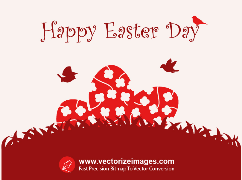 809x601 Happy Easter Vector Art
