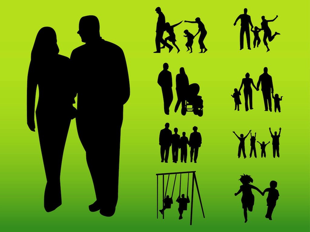 1024x768 Happy Families Vector Art Amp Graphics