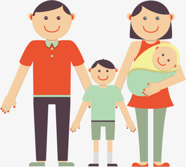 650x584 Vector Happy Family, Family Vector, Family Clipart, Vector Png And