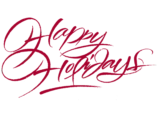 500x365 Happy Holidays Transparent Png Pictures