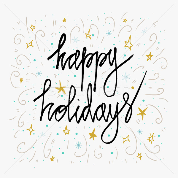 Happy Holidays Vector at GetDrawings | Free download