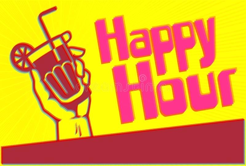 800x541 Poster Template Free Download Happy Hour Cocktail Party Flyer With